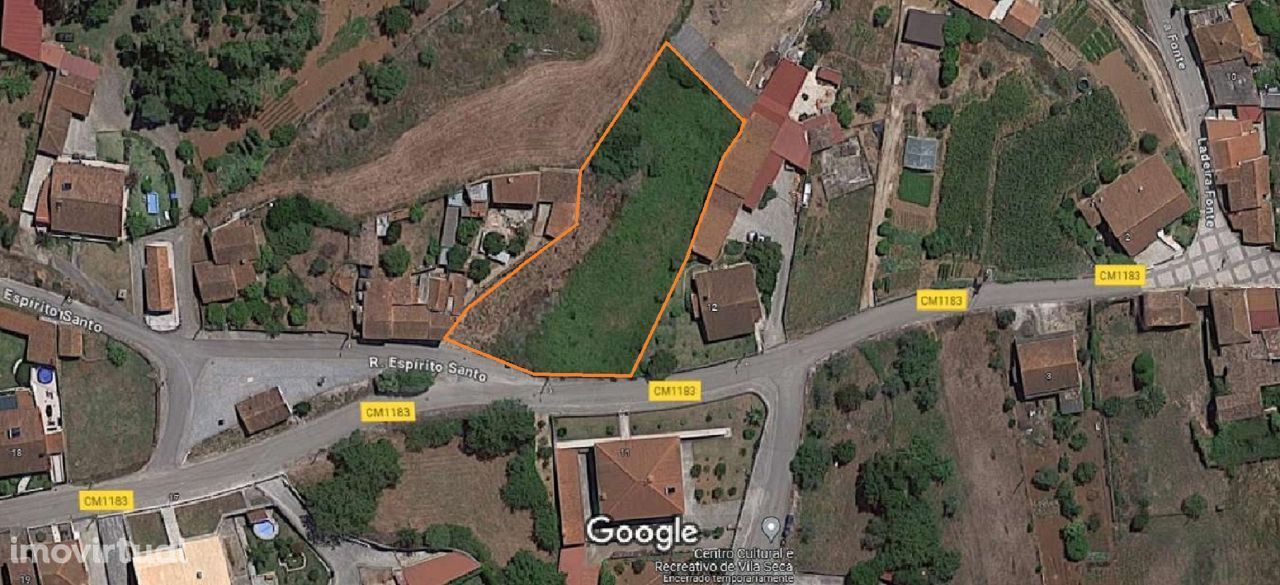 Terreno 1750 m2, vende-se com projecto.