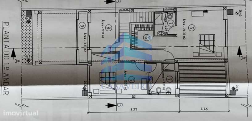 Moradia T3 Geminada  com garagem-23