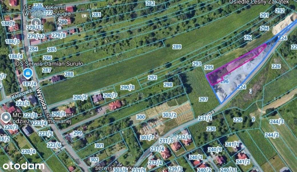 Wieliczka / Czarnochowice działka do wynajęcia - Pełny obrazek: 4/5