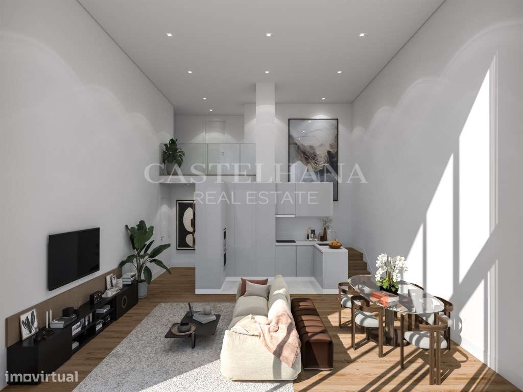 Apartamento T2 duplex, com jardim em novo empreendimento em Carnaxide - Grande imagem: 3/76