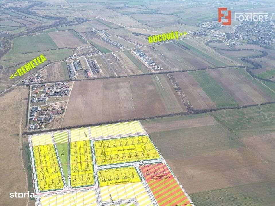 COMISION 0% Parcele Teren cu utilitati, front 18ml – Bucovat - Imagine principală: 4/7