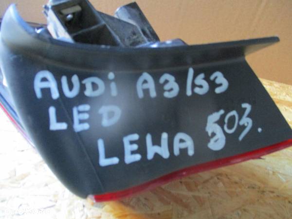 LAMPA LEWA TYŁ TYLNA W BŁOTNIK AUDI A3 8V 8V3945095B - 5