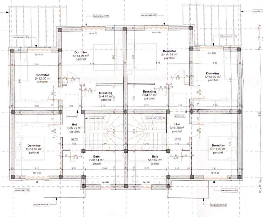 Duplex frumos, 3 dormitoare, 2 bai , 5 camere, 120mp utili, 400mp tere - Imagine principală: 2/3