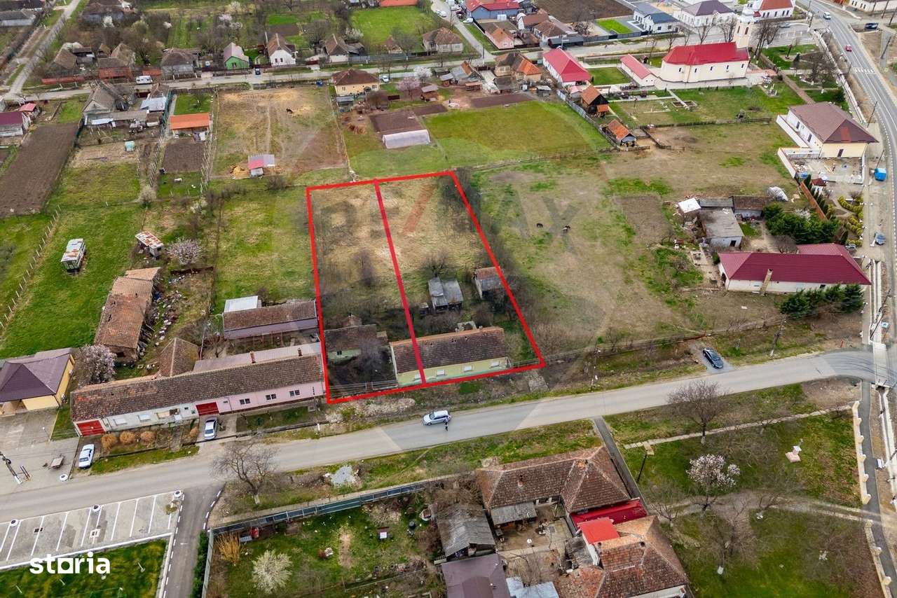 Teren + casa cu potential in centrul loc. Galsa, fs- 30m-11