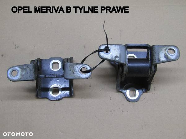 ZAWIAS DRZWI TYLNE PRAWE OPEL MERIVA B - 1