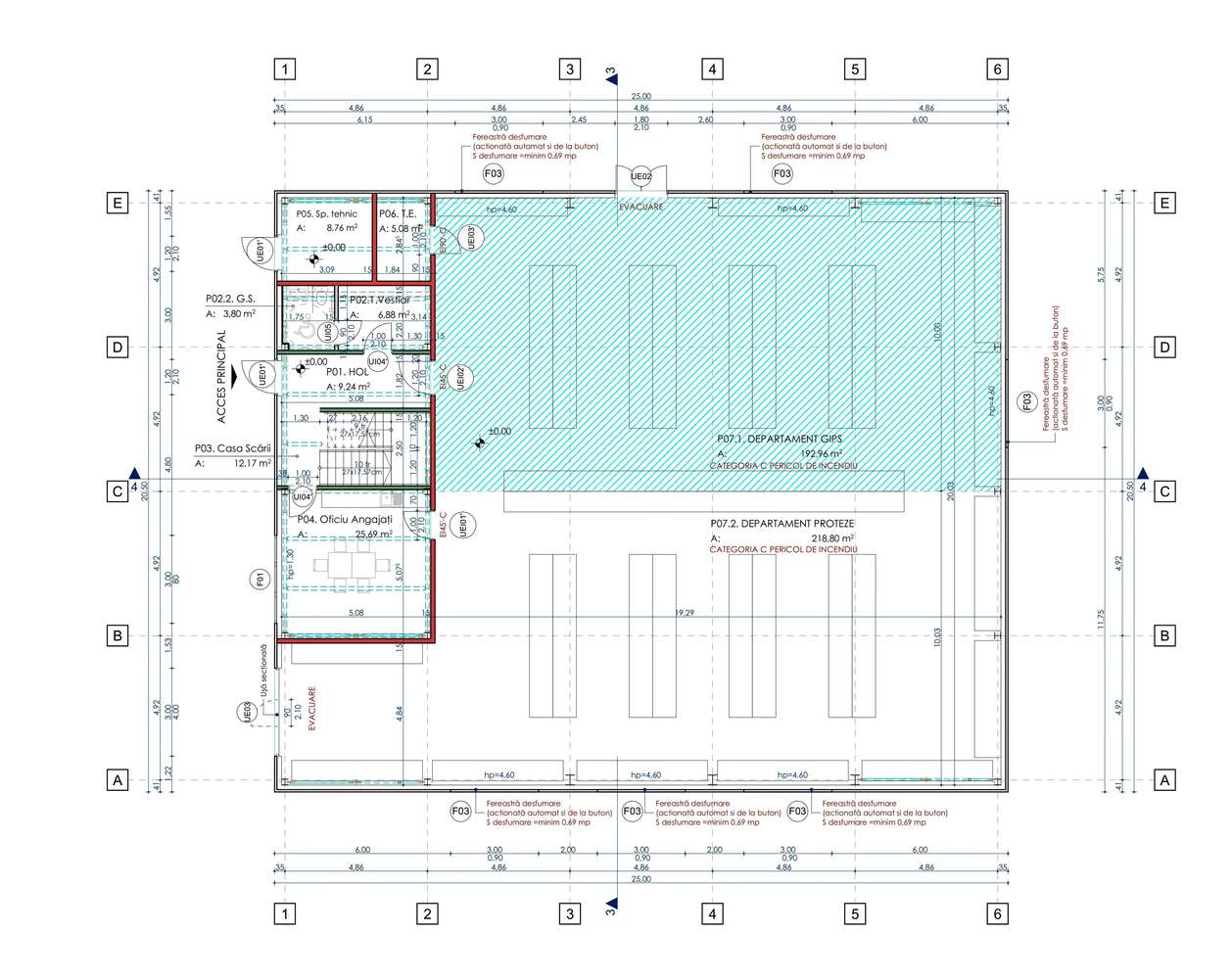 Miroslava - parc industrial, hala constructie noua, 596mp - Imagine principală: 2/5