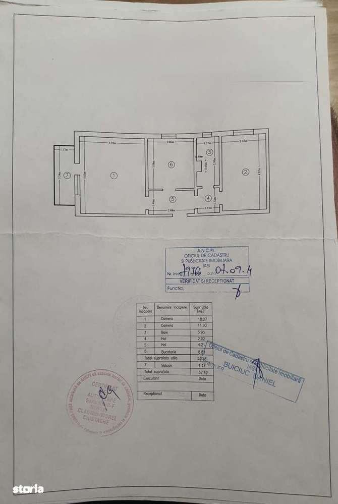 Apartament 2 camere (58 mp)-Decomandat- Sos. Nicolina-1