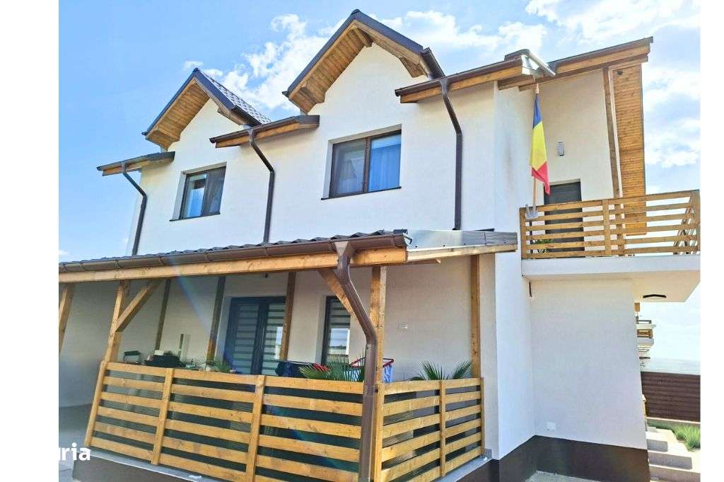 Sabareni ,Vila de vanzare P+1,padure, C.Tehnica + Incalzire pardoseala - Imagine principală: 4/17