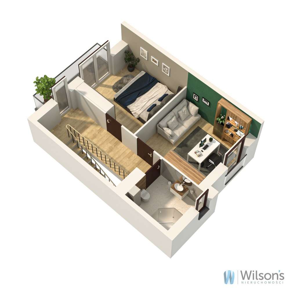 Gotowy. Nowoczesny Segment 3 poziomy. Ogródek - Pełny obrazek: 5/8