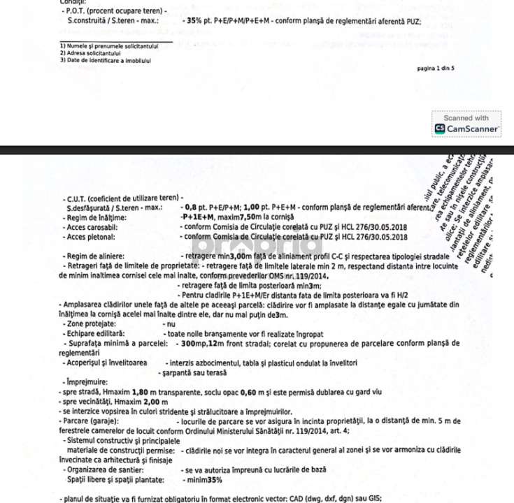 Teren intravilan de vanzare – Brasov, Stupini, Str. Barsei nr. 90 - Imagine principală: 2/5