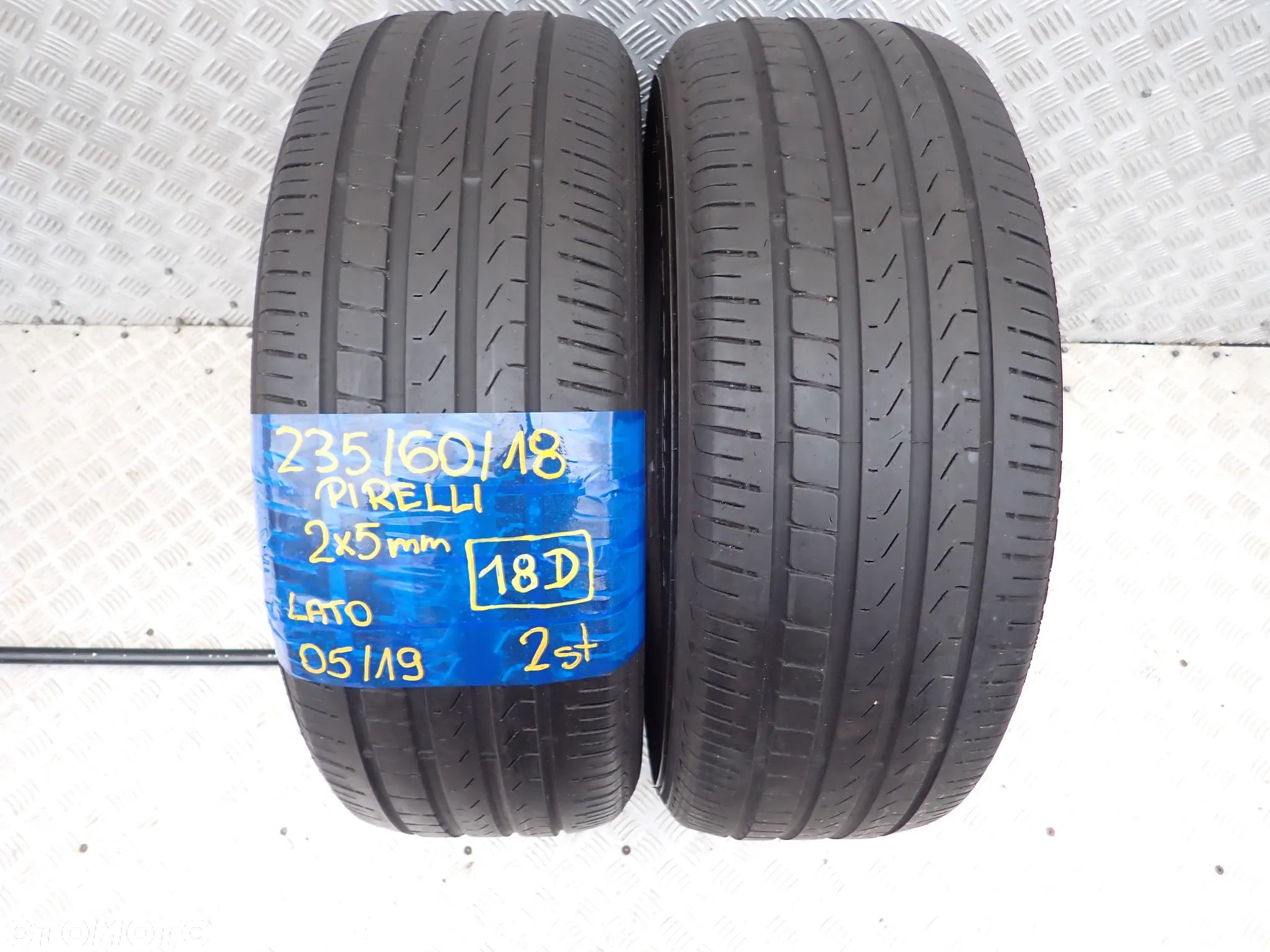 OPONY LETNIE PIRELLI  235/60/18  05/19 - 1