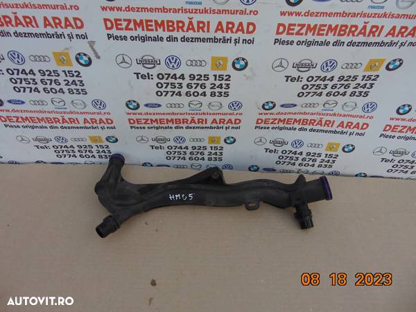 Conducta apa racire Citroen ce 1.2 benzina peugeot 208 opel corsa f 1.2 vti furtun tub conducta - 2