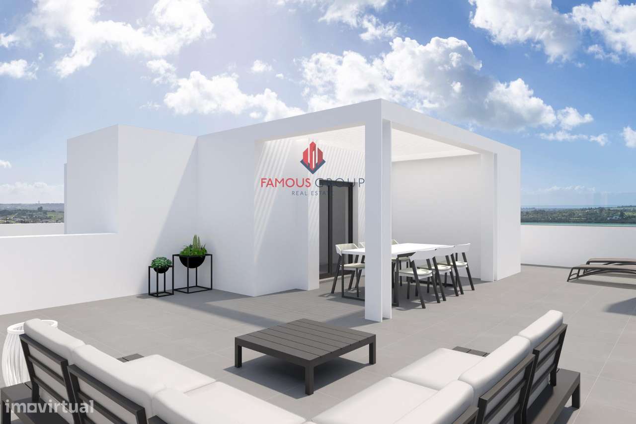 Apartamento T2 novo com piscina e estacionamento-13