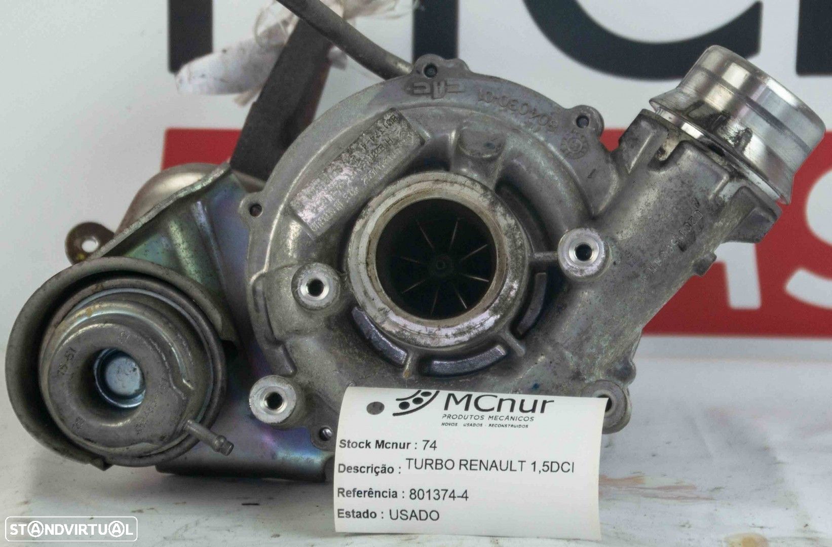 Turbo Semi-Novo RENAULT/CLIO IV Grandtour (KH_)/1.5 dCi 90 | 01.13 -  REF. 80137... - 1