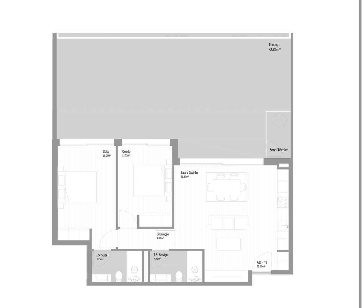 T2 Novo com Terraço - Fânzeres | Gondomar-21