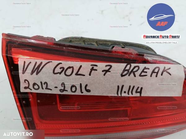 Stop Haion stanga Volksawagen Golf 7 break 2012-2016 cu halogen originala - 5