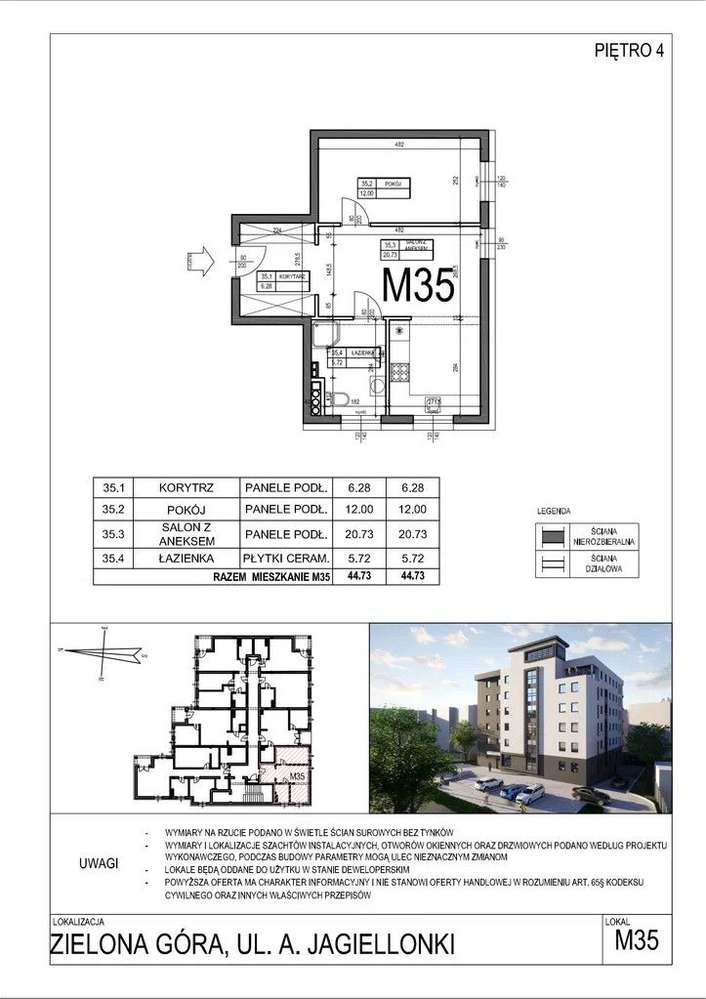 Nova Jagiellonki | mieszkanie 2-pok. | 5_7 - Pełny obrazek: 2/3