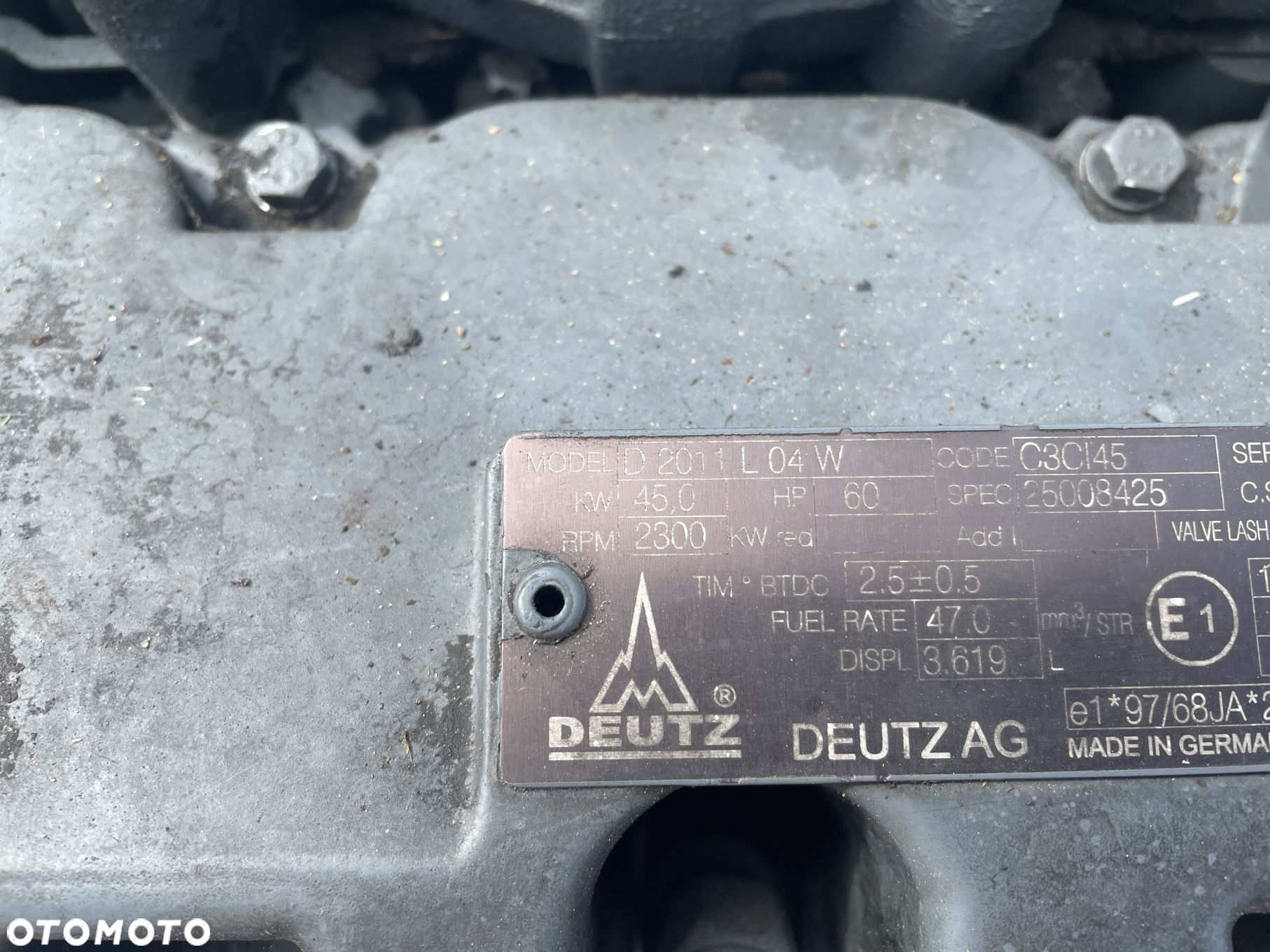 Deutz D2011L04W - silnik kompletny - 5