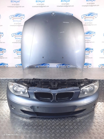 FRENTE COMPLETA BMW SERIE 1 E87 E81 PRELCI PRE-LCI CAPOT PARACHOQUES GUARDA-LAMAS OTICAS RADIADOR VENTILADOR FRENTE FIBRA REFORÇO - 14