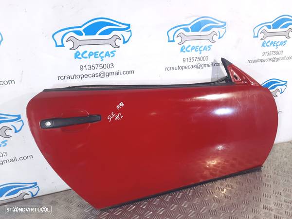 PORTA PORTAS FRENTE FRONTAL DIREITA MERCEDES BENZ CLASS SLK R170 A1707200205 1707200205 FECHO ELEVADOR MOTOR PUXADOR VIDRO RETROVISOR RETROVISORES - 2