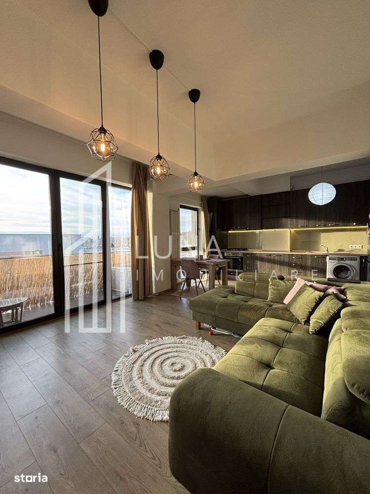 Apartament modern 2 camere de închiriat | 60 mp | Etaj 6 | Bloc nou - Imagine principală: 4/7