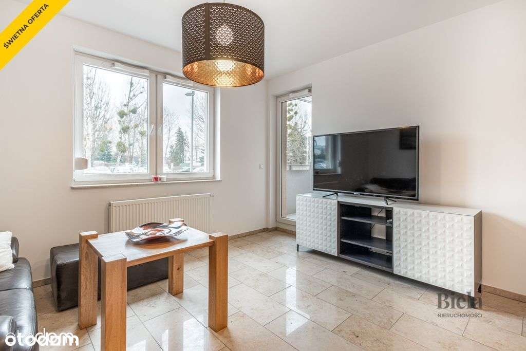 2 pokoje, balkon, komórka, parking, parter, nowy budynek, niski czynsz