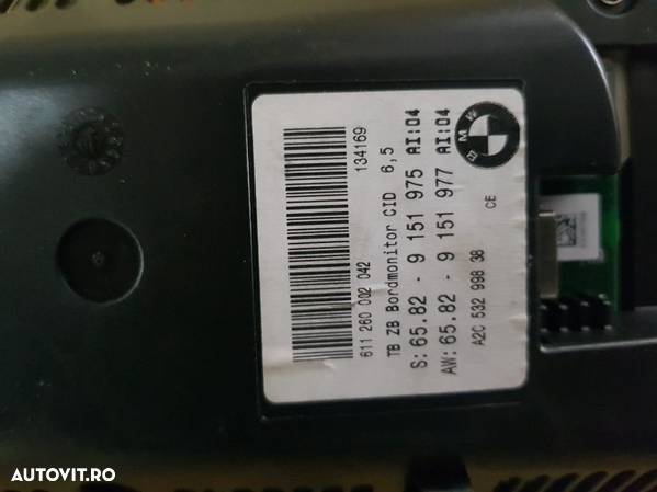Dysplay Bord Navigatie LCD Bmw Seria 5 E60 E61 Cod 9151975 - 5