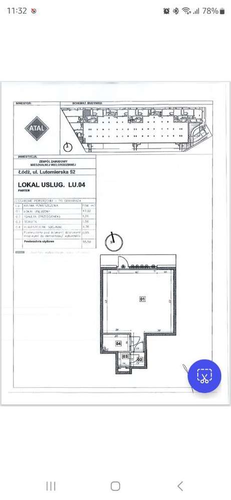 lokal użytkowy parter witryny Lutomierska 52 ATAL-5