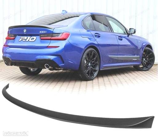 AILERON LIP SPOILER TRASEIRO PARA BMW G20 19- LOOK M-PERFORMANCE PRETO MATT - 1