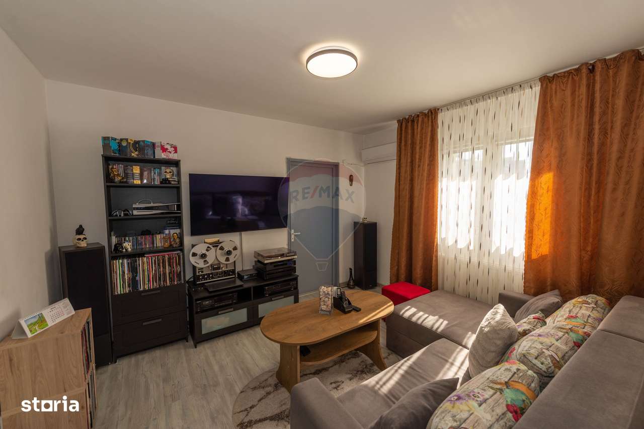 Apartament cu 2 camere complet mobilat de vanzare Salajan Trapezului