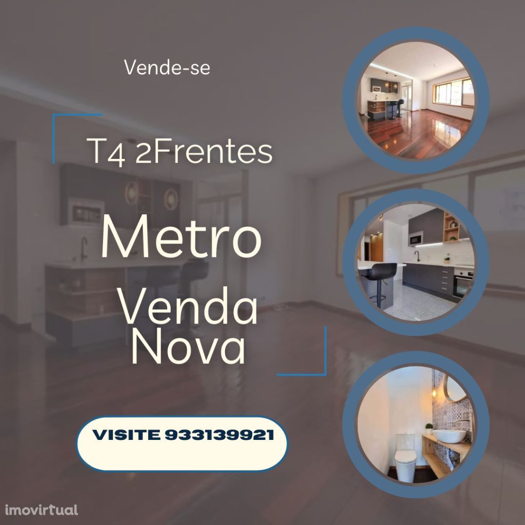 Comprar Exemplar Apartamento T4 2Frentes ao Metro de Rio Tinto