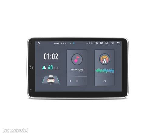 AUTO RADIO GPS 1DIN ANDROID 12 LCD TÁCTIL 10" CARPLAY USB DUAL ZONE - 4