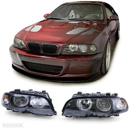 Faróis Look Xenon Bmw E46 Coupe ou Cabrio (1999-2003) - 1