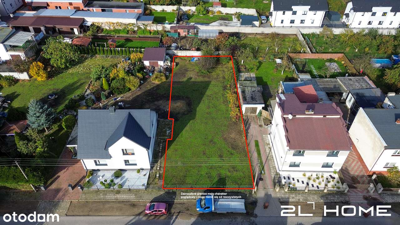 DZIAŁKA BUDOWLANA | UL. PÓŁWIEJSKA | 625m2 | KOŚCIAN | SPRAWDŹ < - Pełny obrazek: 1/16