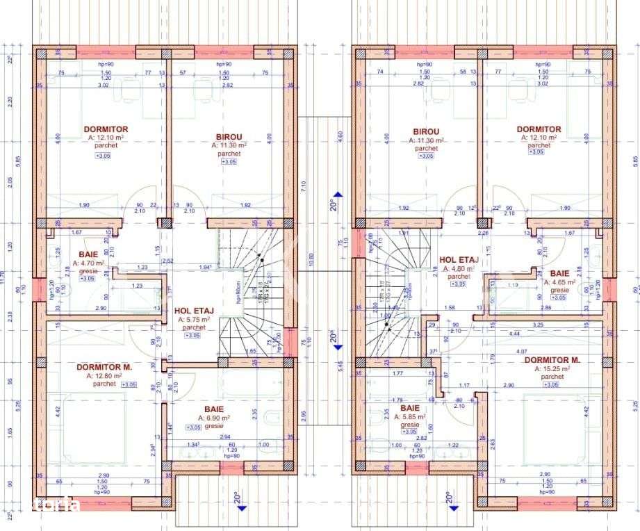 AX1143 Chisoda, 1/2 Duplex Unit Prin Camera Tehnica - Imagine principală: 4/9