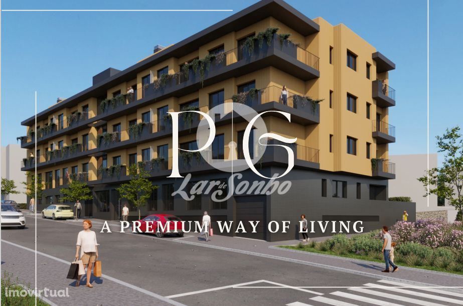 T2 novo inserido no Empreendimento Premium Gardens - Rio Tinto