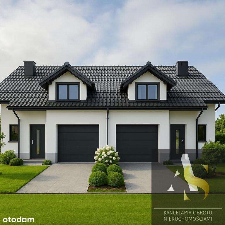 Nowoczesne budynki w zabudowie bliźniaczej, Łagów-2