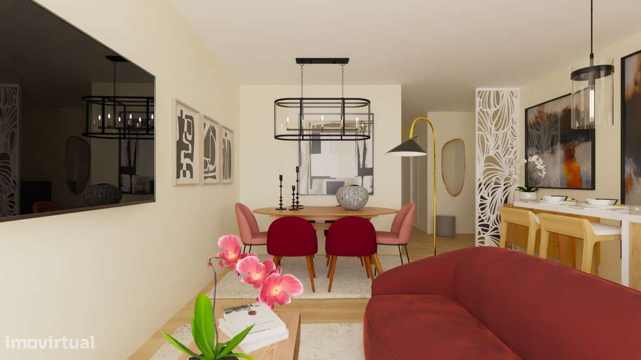 Viva em Oeiras! Apartamento T2, com varadas abertas e vista mar - Rua-34