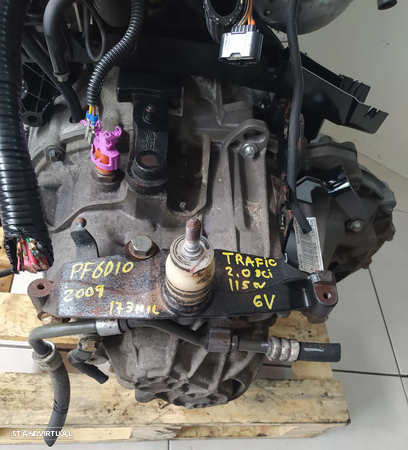 motor Renault Trafic 2.0DCI 115CV M9R782 caixa 6 velocidades PF6010 - 13