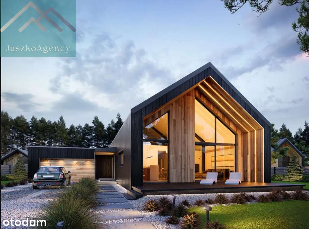 Domy w Różnowie.Stan surowy otwarty, duża działka-0