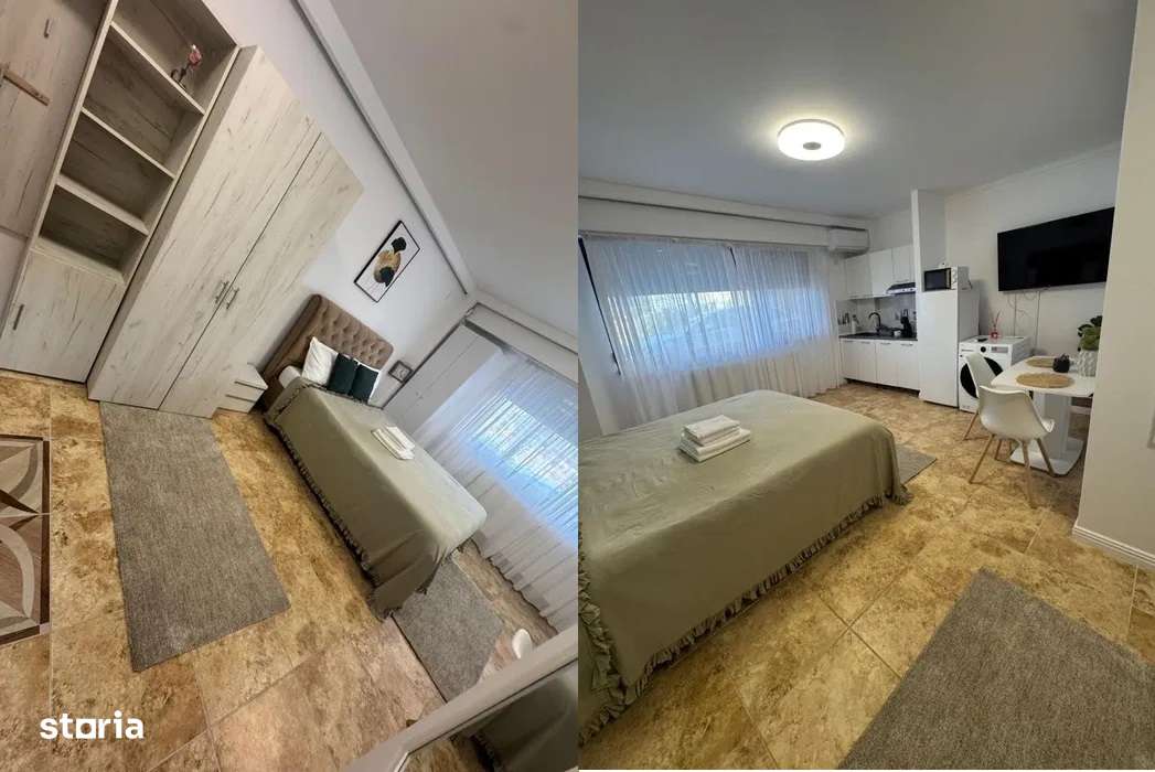 Garsoniera de vanzare zona Campus, BLOC NOU, MOBILATA/UTILATA-1