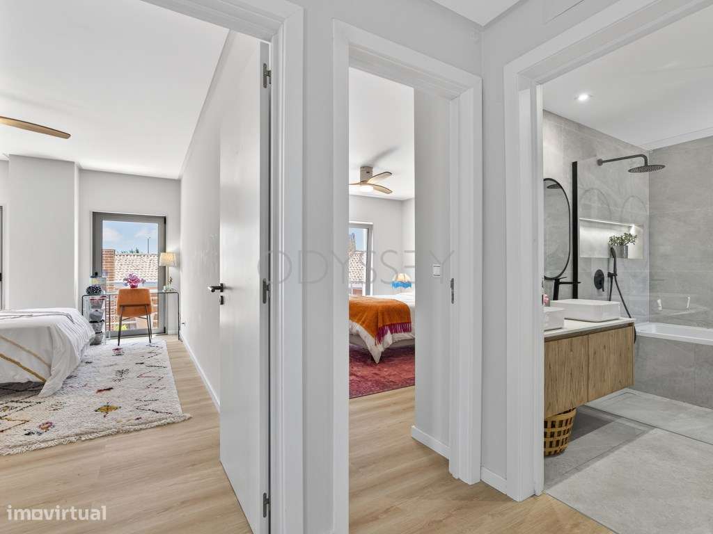 Villa entre litoral e campo com vista mar perto da Ericeira-43