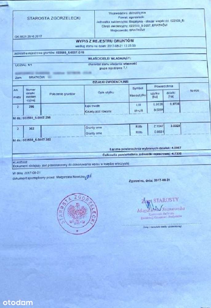 grunty rolne na sprzedaż, Bratków, Gmina Bogatynia-9