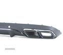 DIFUSOR PARA MERCEDES C-CLASS C205 COUPÉ 15-18 AMG PDC PRETO + PONTEIRAS ESCAPE - 3