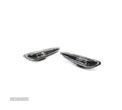 PISCAS LATERAIS FUNDO PRETO PARA BMW E46 LIMO 01-05 E60 03-07 X3 03-10 - 1