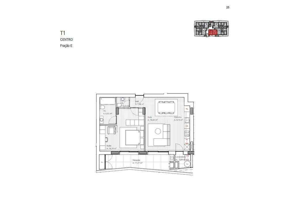 Apartamento T1 Ferreiros - novo-9