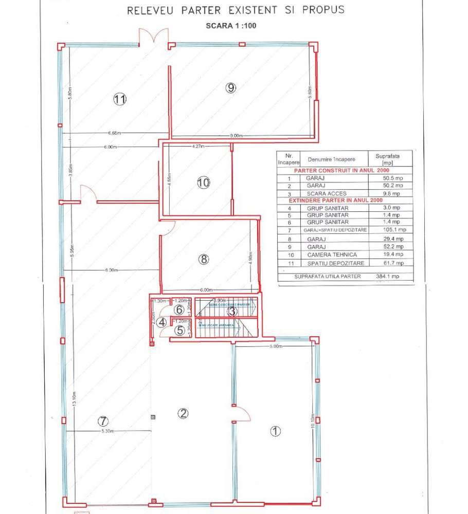 Cladire .+ hala + birouri, P+E+M, Su=780 mp, T=914 mp, Zahana - Imagine principală: 4/17