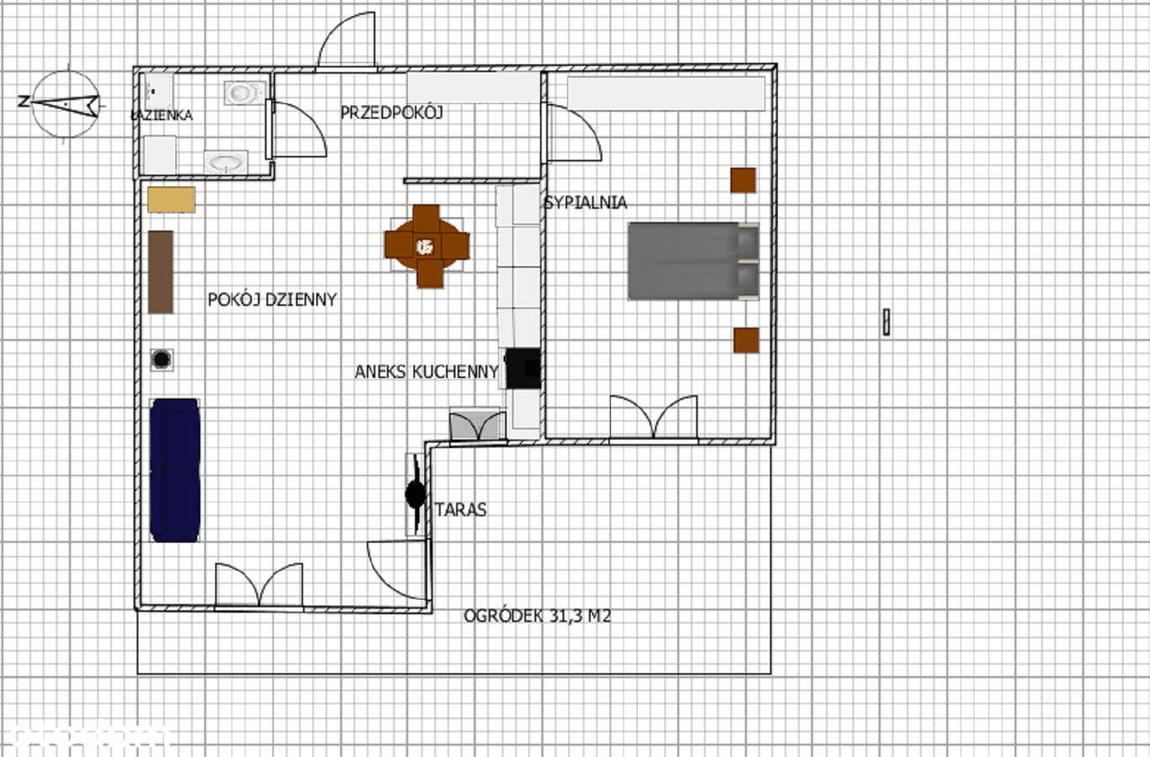 2 pokojowe z ogródkiem na os. zamkniętym + komórka + garaż-5
