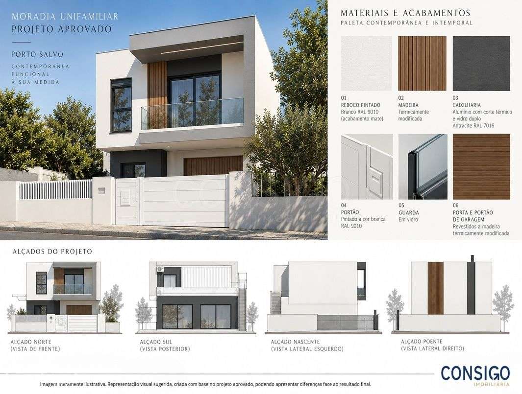 Projeto aprovado para moradia T2-8