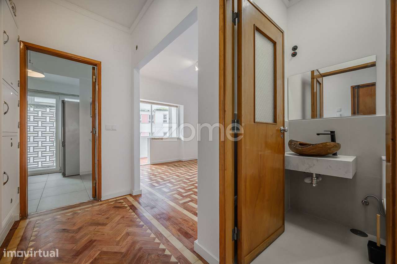 Apartamento T2 para arrendamento, totalmente renovado - Grande imagem: 5/27